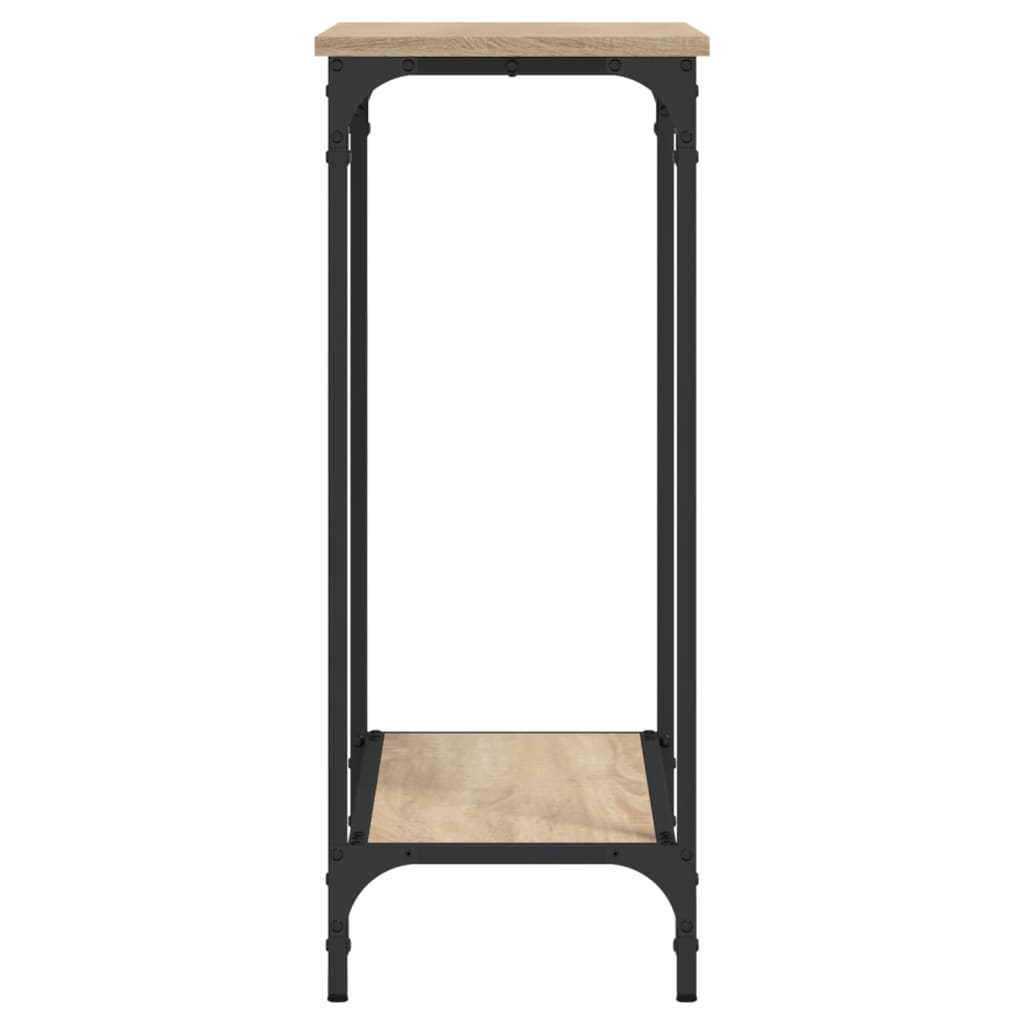Consoletafel Sonoma Eiken 75x30,5x75 cm Bewerkt Hout is nu te koop bij PeponiXL, paradijselijk wonen!