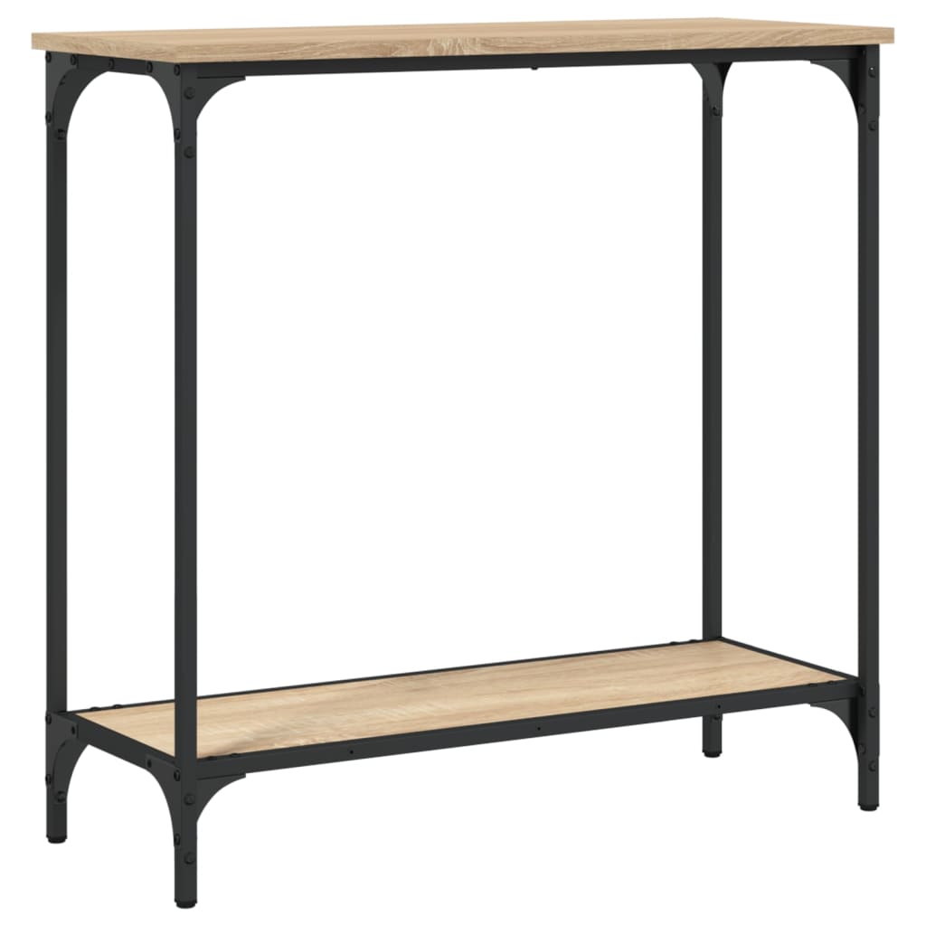 Consoletafel Sonoma Eiken 75x30,5x75 cm Bewerkt Hout is nu te koop bij PeponiXL, paradijselijk wonen!