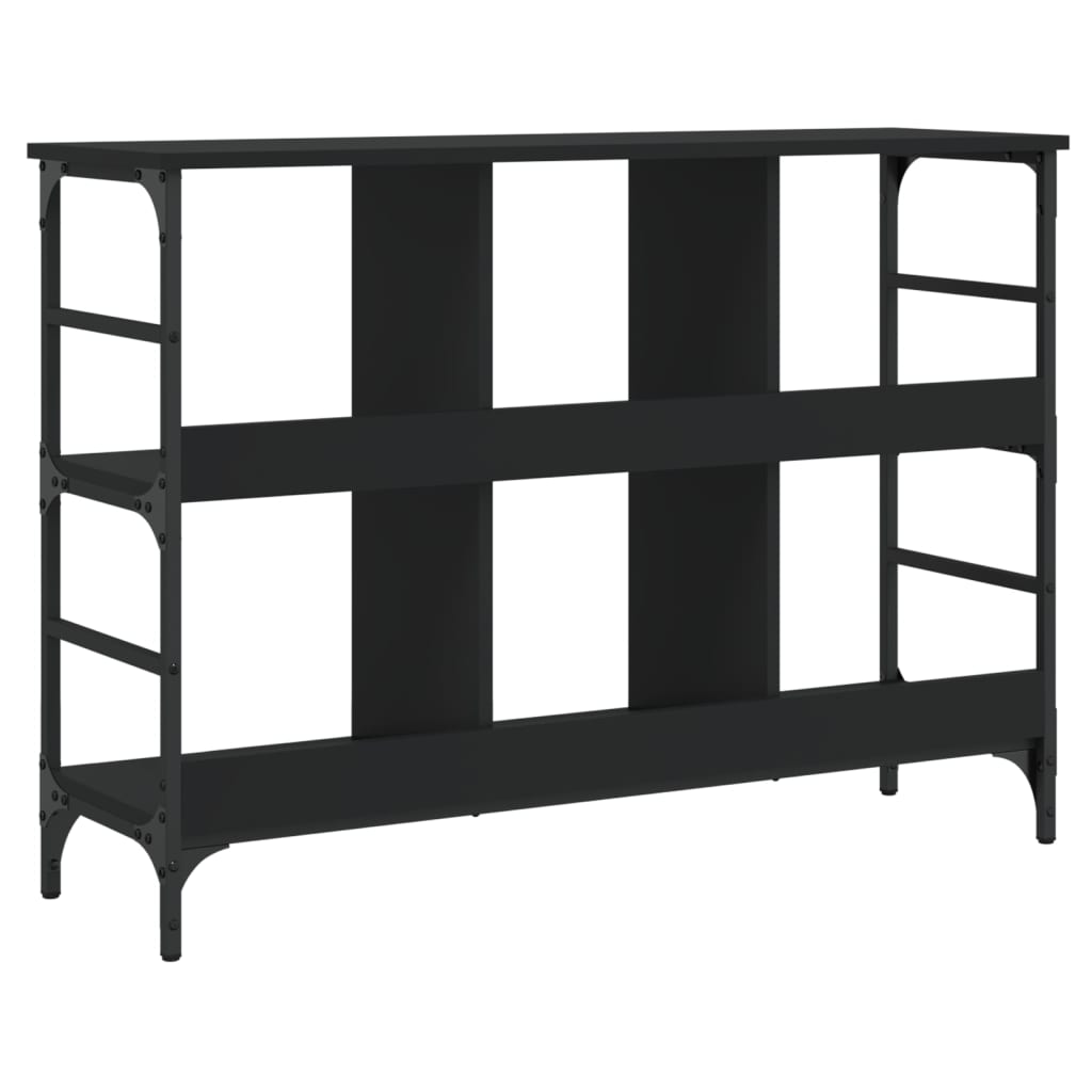 Dressoir 102x32x73,5 cm bewerkt hout zwart is nu te koop bij PeponiXL, paradijselijk wonen!