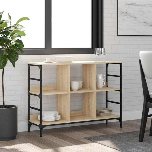 Dressoir Sonoma Eiken 102x32x73,5 cm Bewerkt Hout is nu te koop bij PeponiXL, paradijselijk wonen!