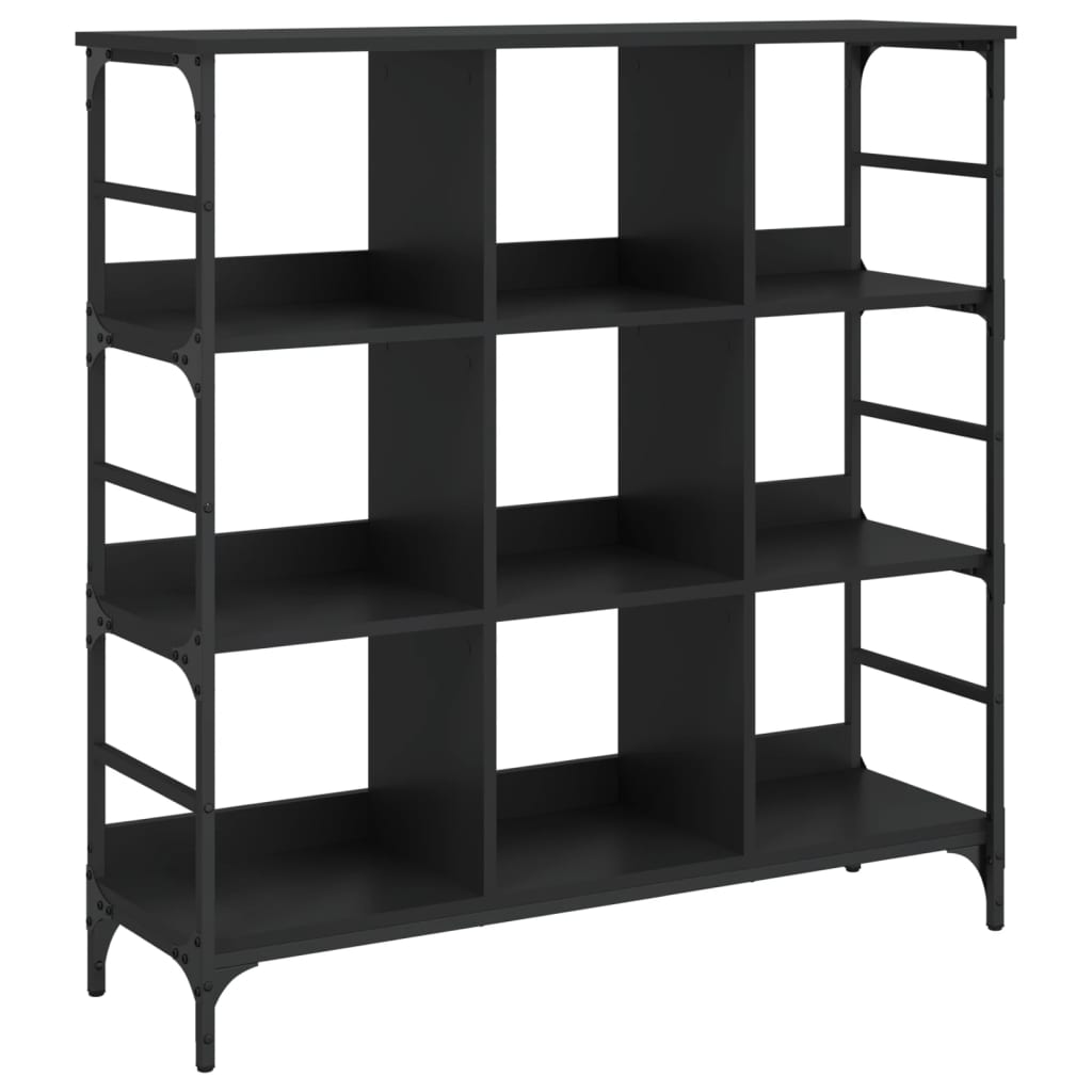 Dressoir 102x32x103,5 cm bewerkt hout zwart is nu te koop bij PeponiXL, paradijselijk wonen!