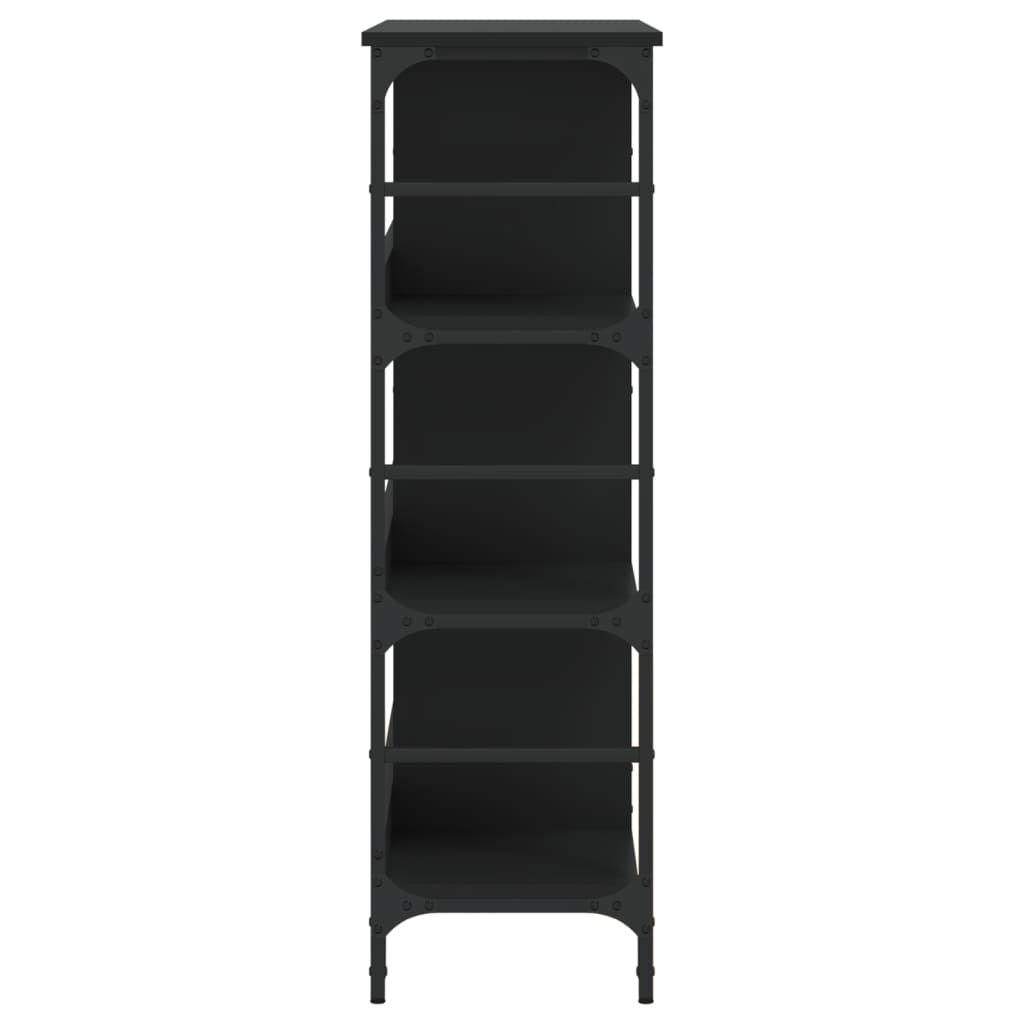 Dressoir 102x32x103,5 cm bewerkt hout zwart is nu te koop bij PeponiXL, paradijselijk wonen!