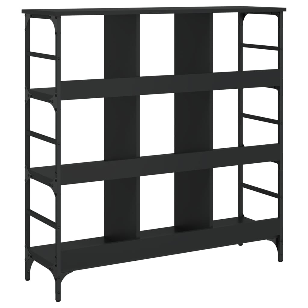 Dressoir 102x32x103,5 cm bewerkt hout zwart is nu te koop bij PeponiXL, paradijselijk wonen!