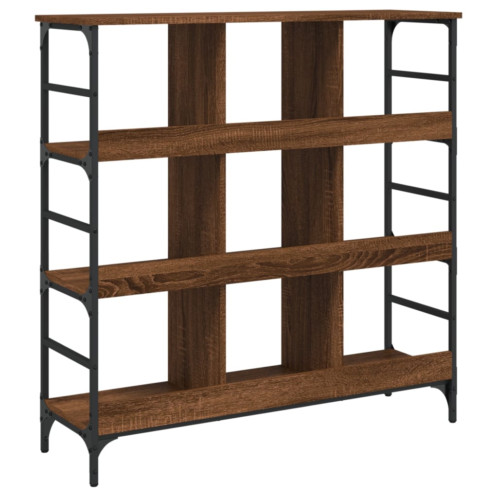 Dressoir 102x32x103,5 cm bewerkt hout bruin eikenkleur is nu te koop bij PeponiXL, paradijselijk wonen!