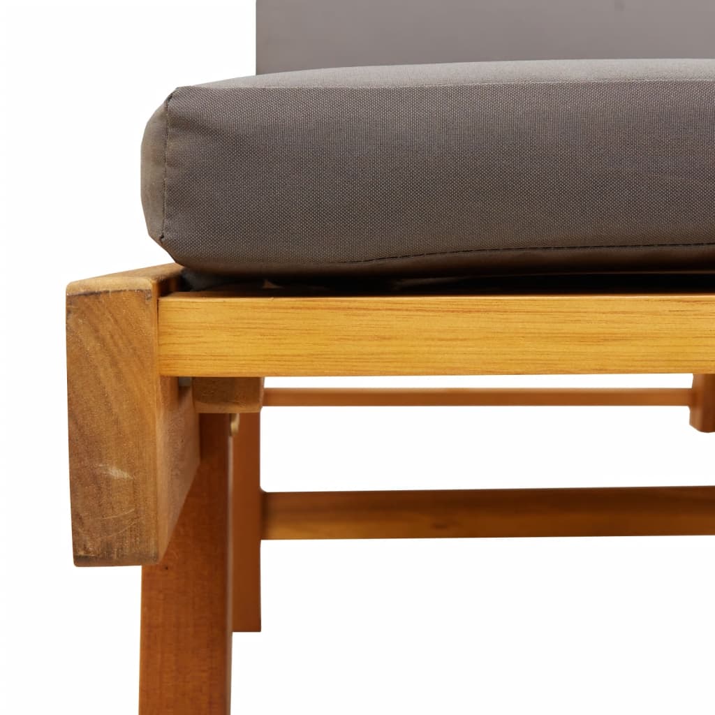 Ligbed met kussen en tafel massief acaciahout is nu te koop bij PeponiXL, paradijselijk wonen!