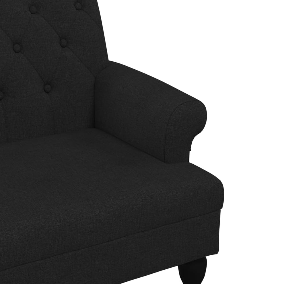 vidaXL Bank met rugleuning donkergrijs 120x62x75,5 cm stof vidaXL Bank met rugleuning donkergrijs 120x62x75,5 cm stof