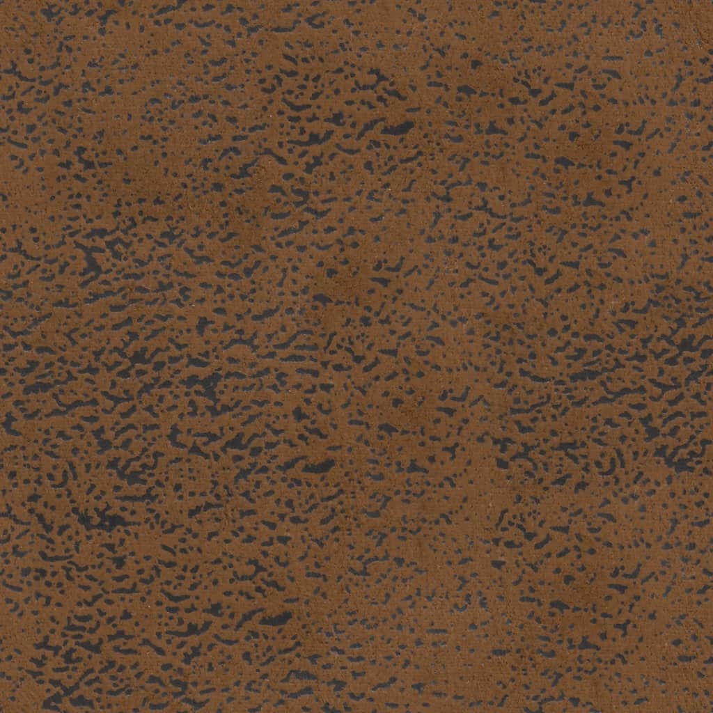 Bankje met rugleuning 119,5x64,5x75 cm kunstsuèdeleer bruin is nu te koop bij PeponiXL, paradijselijk wonen!