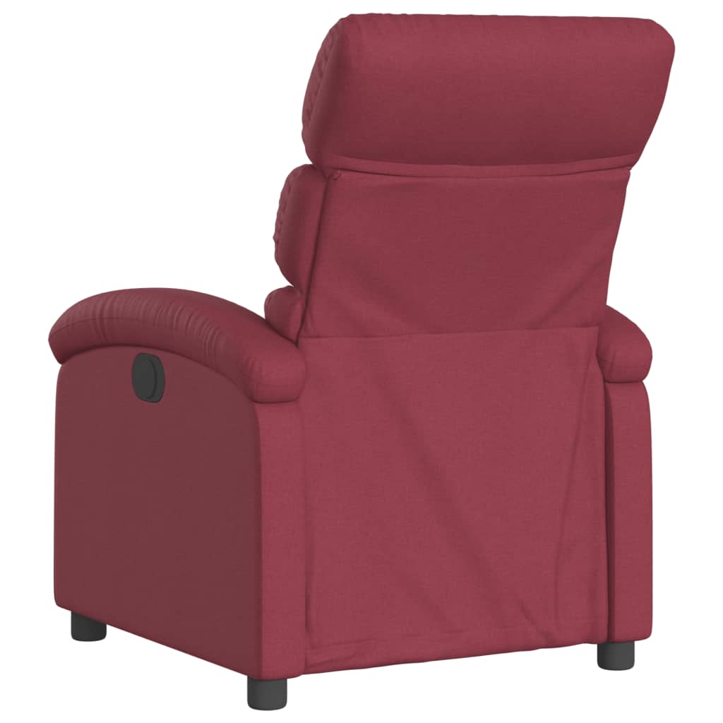 Fauteuil verstelbaar stof wijnrood is nu te koop bij PeponiXL, paradijselijk wonen!