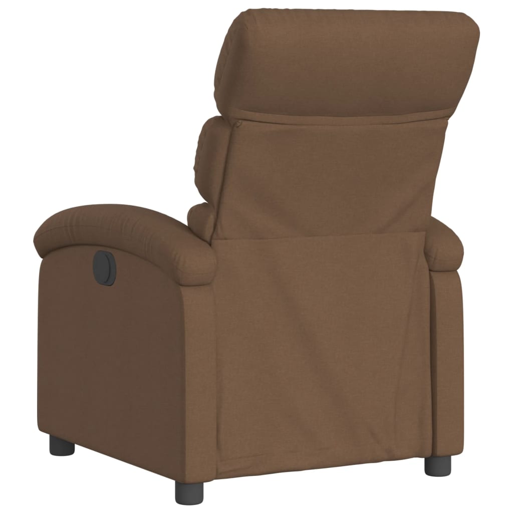 Fauteuil verstelbaar stof bruin is nu te koop bij PeponiXL, paradijselijk wonen!