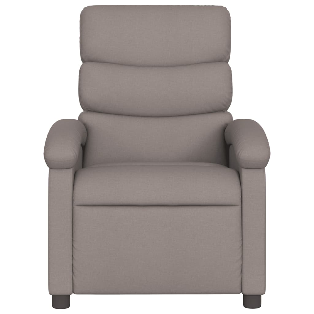 Fauteuil verstelbaar stof taupe is nu te koop bij PeponiXL, paradijselijk wonen!