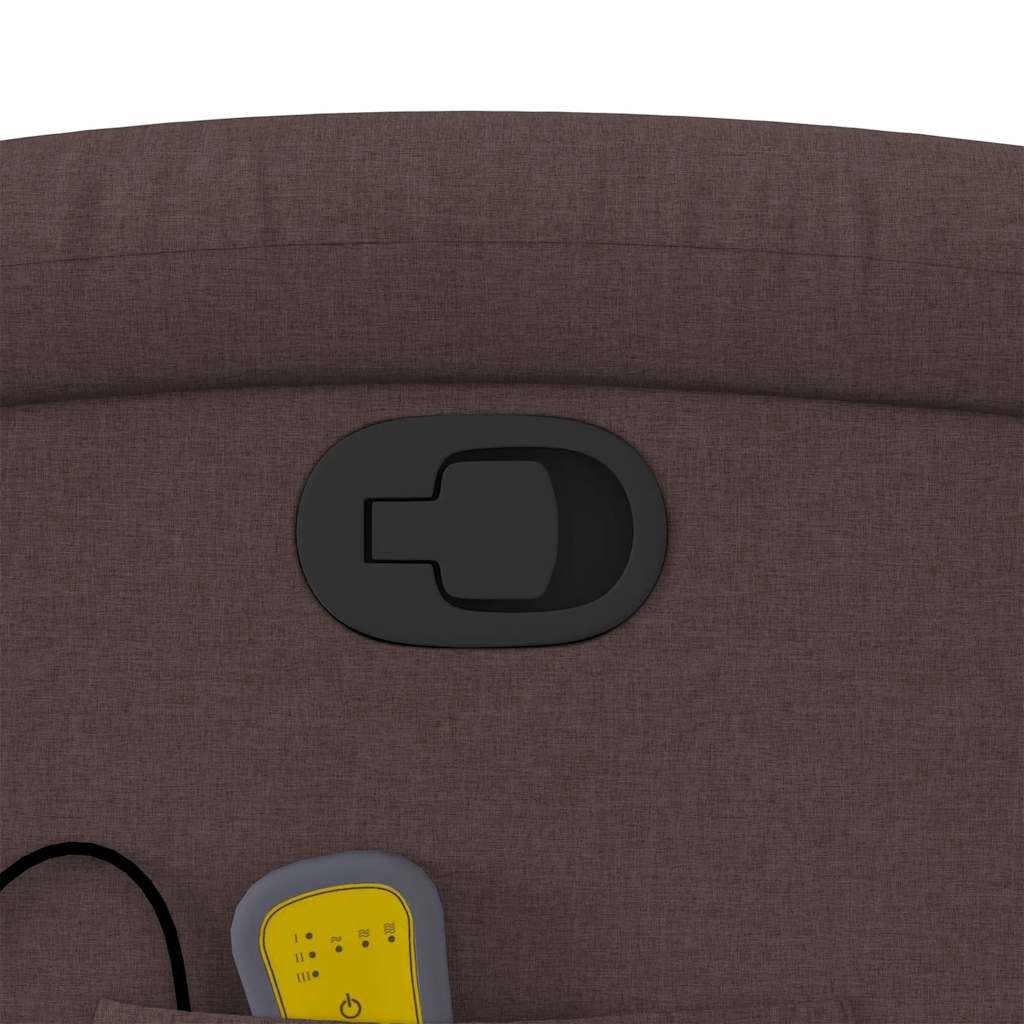 Massagestoel verstelbaar stof donkerbruin is nu te koop bij PeponiXL, paradijselijk wonen!