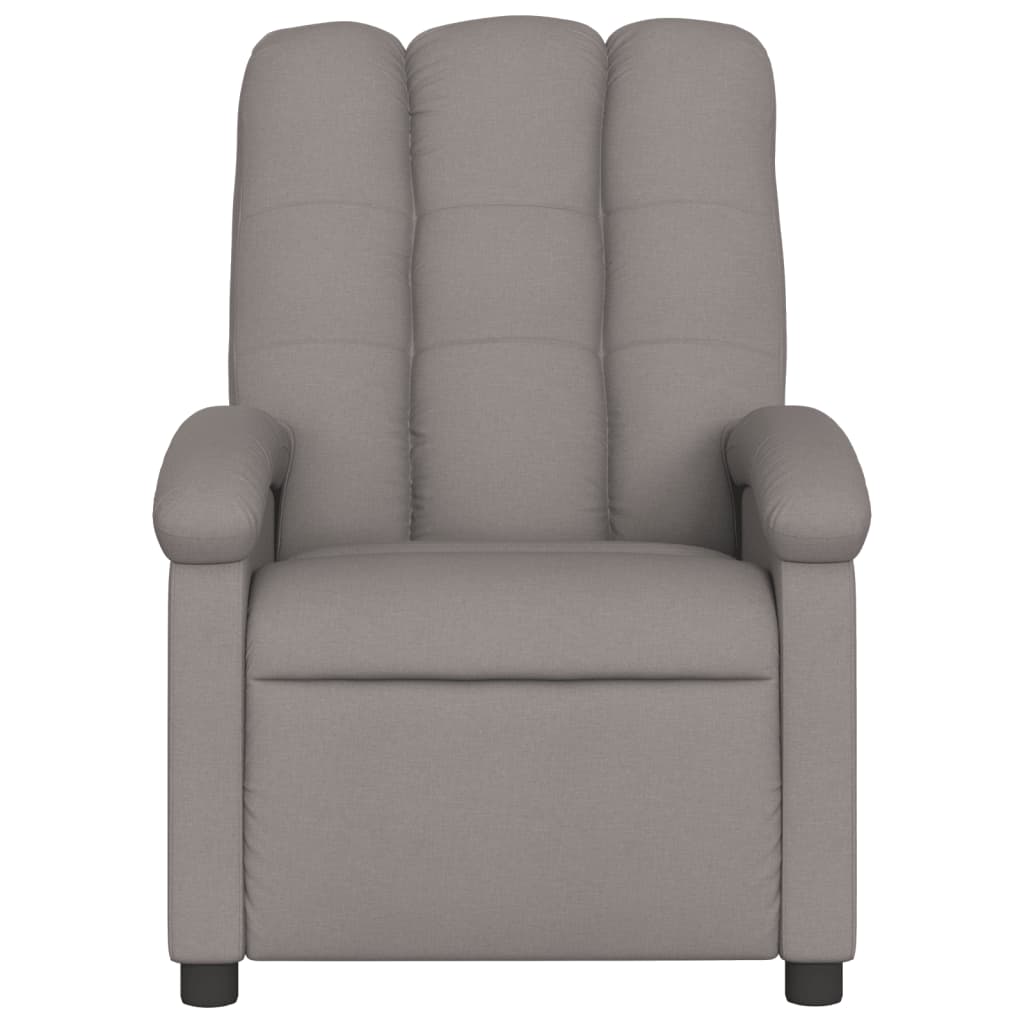 Fauteuil verstelbaar stof taupe is nu te koop bij PeponiXL, paradijselijk wonen!