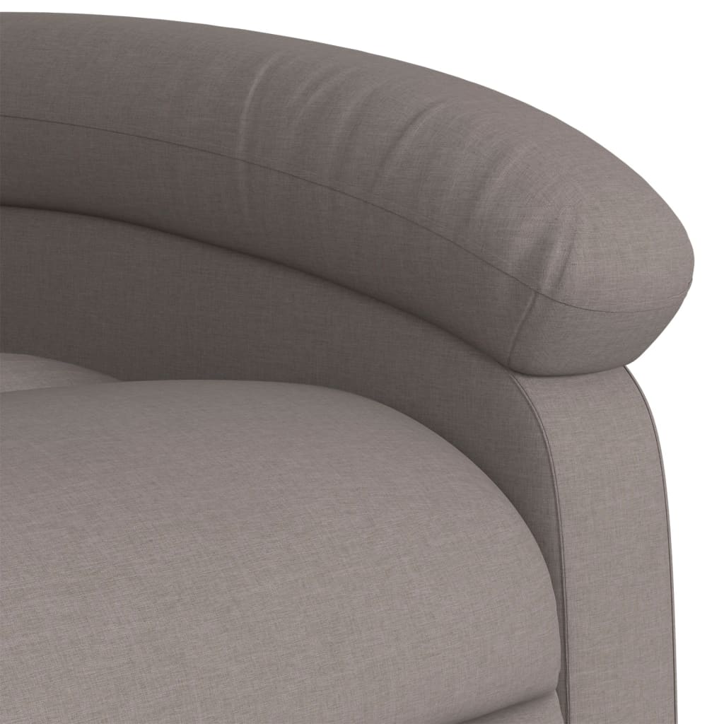 Fauteuil verstelbaar stof taupe is nu te koop bij PeponiXL, paradijselijk wonen!