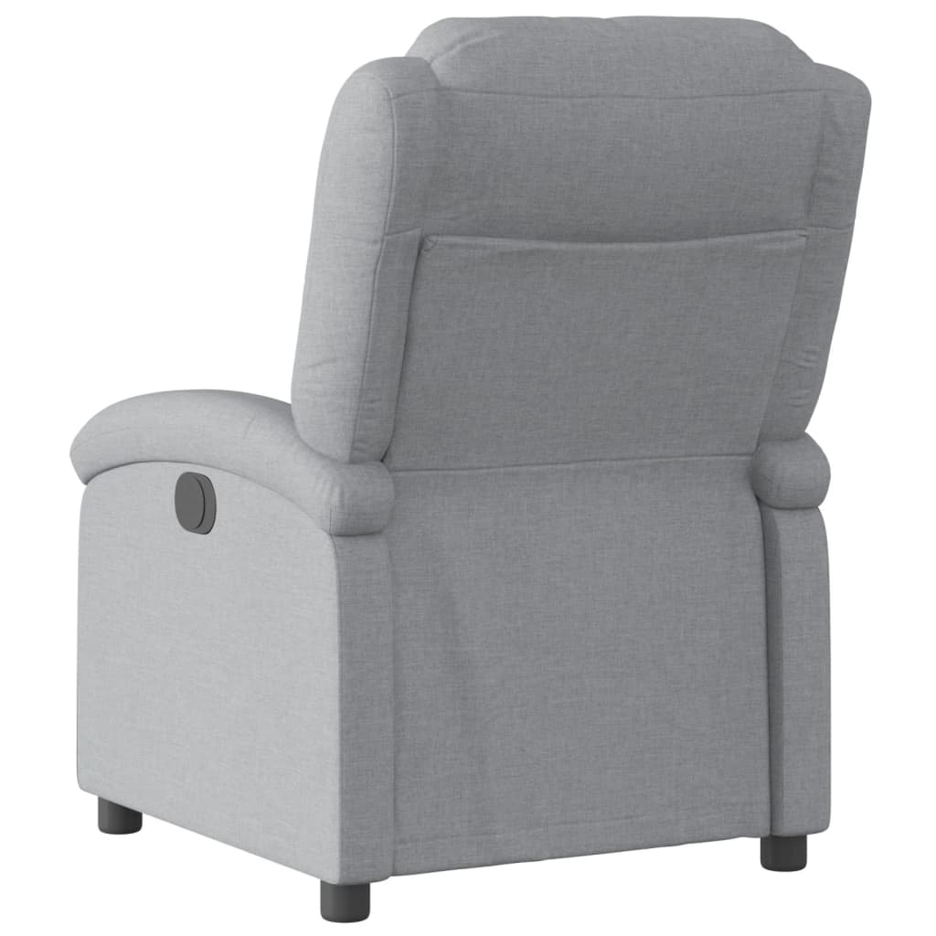 Fauteuil verstelbaar stof lichtgrijs is nu te koop bij PeponiXL, paradijselijk wonen!