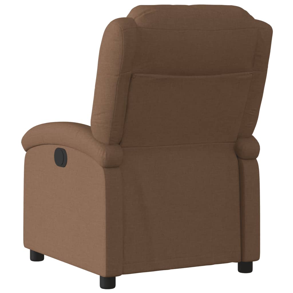 Fauteuil verstelbaar stof bruin is nu te koop bij PeponiXL, paradijselijk wonen!