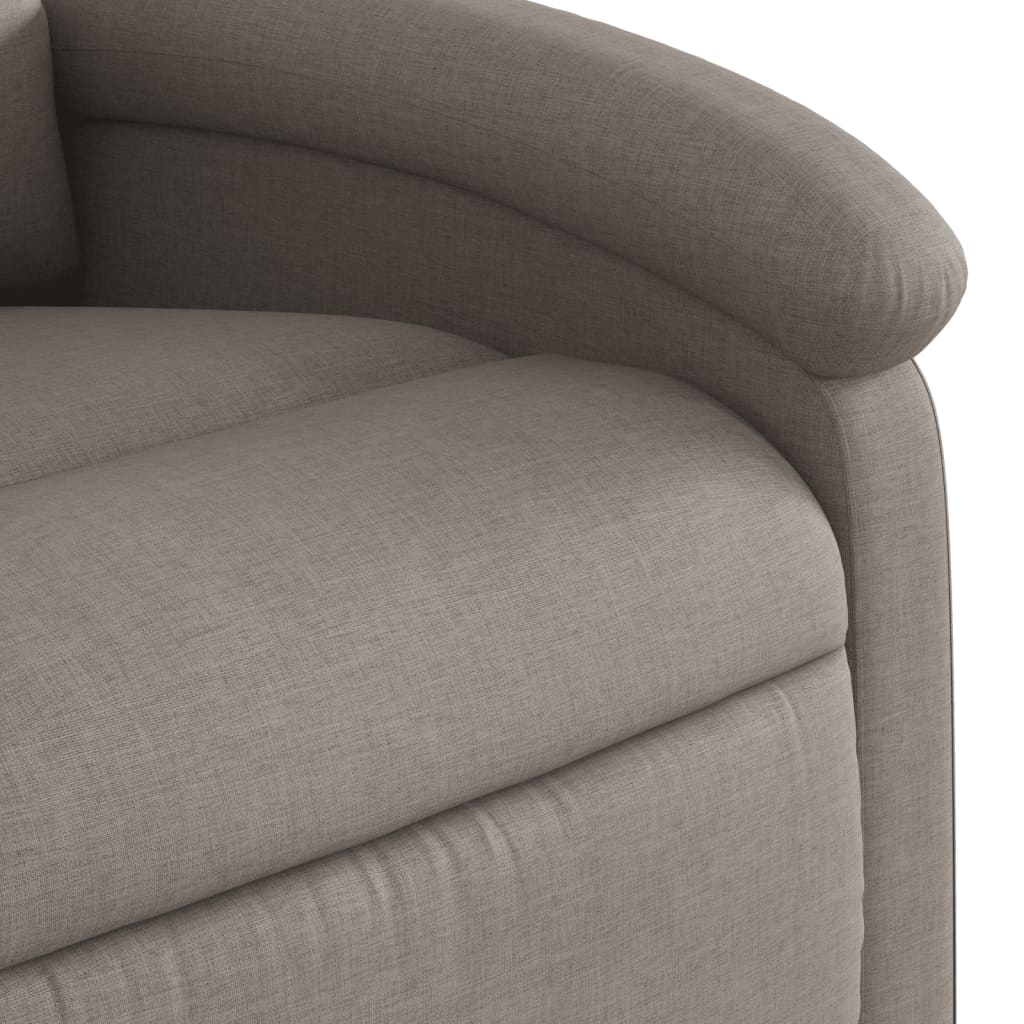Fauteuil verstelbaar stof taupe is nu te koop bij PeponiXL, paradijselijk wonen!