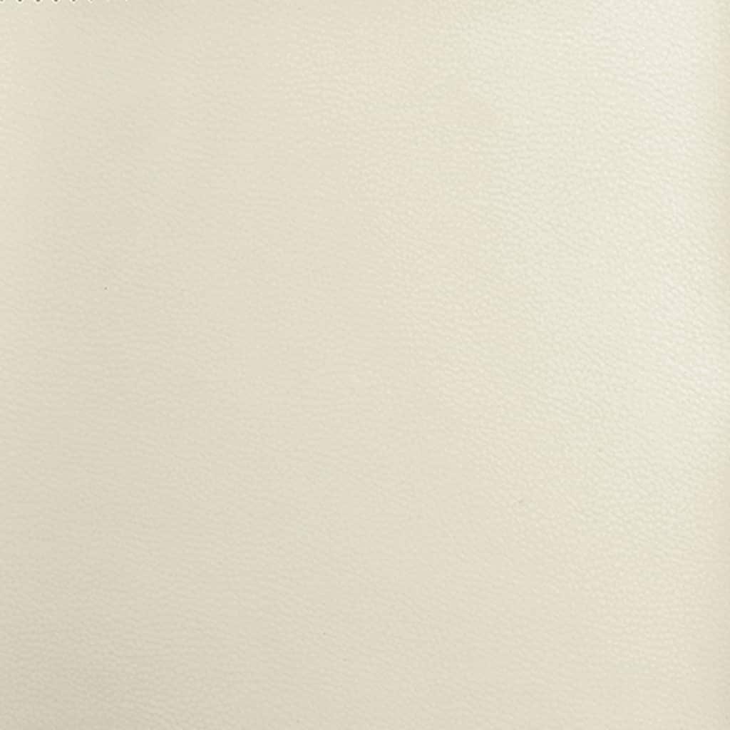 Fauteuil verstelbaar kunstleer crèmekleurig is nu te koop bij PeponiXL, paradijselijk wonen!