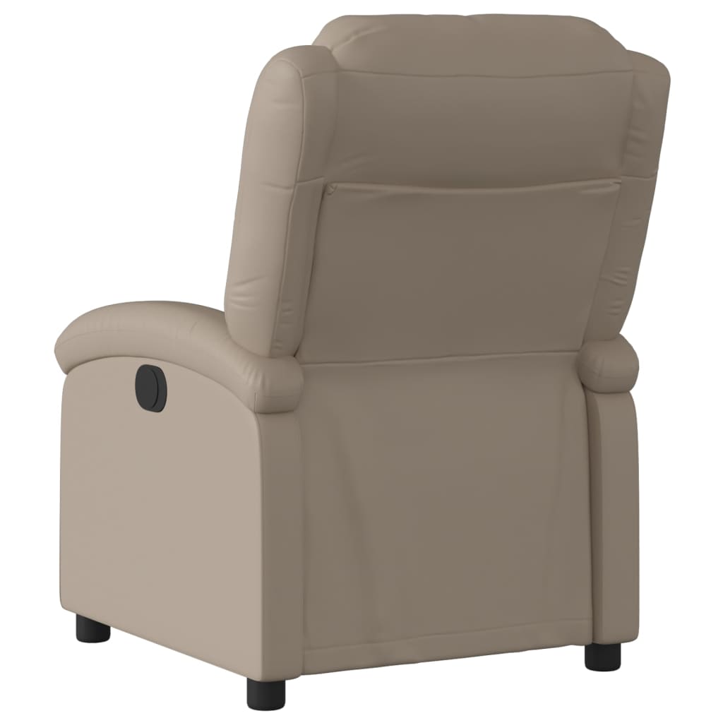 Fauteuil verstelbaar kunstleer cappuccinokleurig is nu te koop bij PeponiXL, paradijselijk wonen!