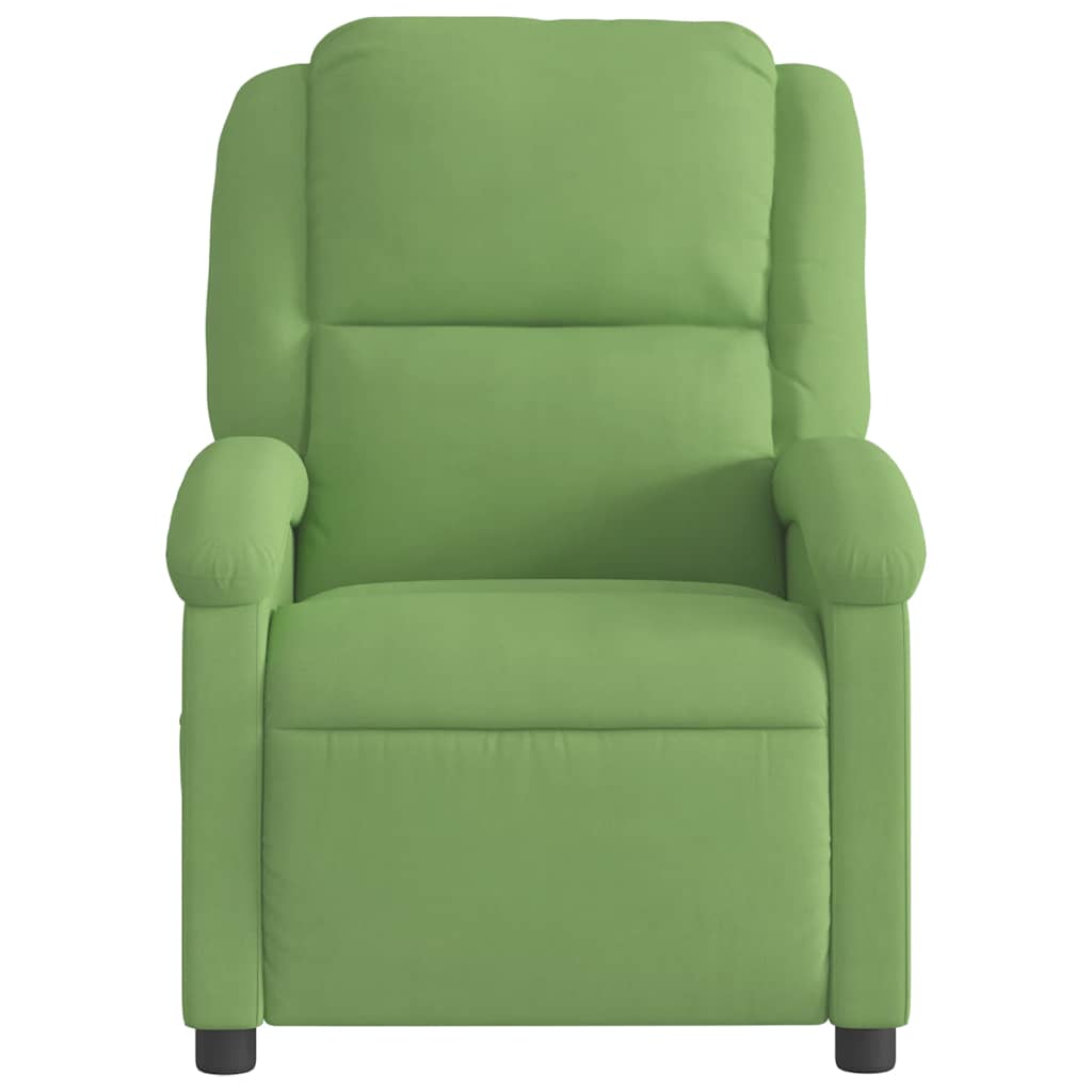 Massagestoel verstelbaar fluweel lichtgroen is nu te koop bij PeponiXL, paradijselijk wonen!
