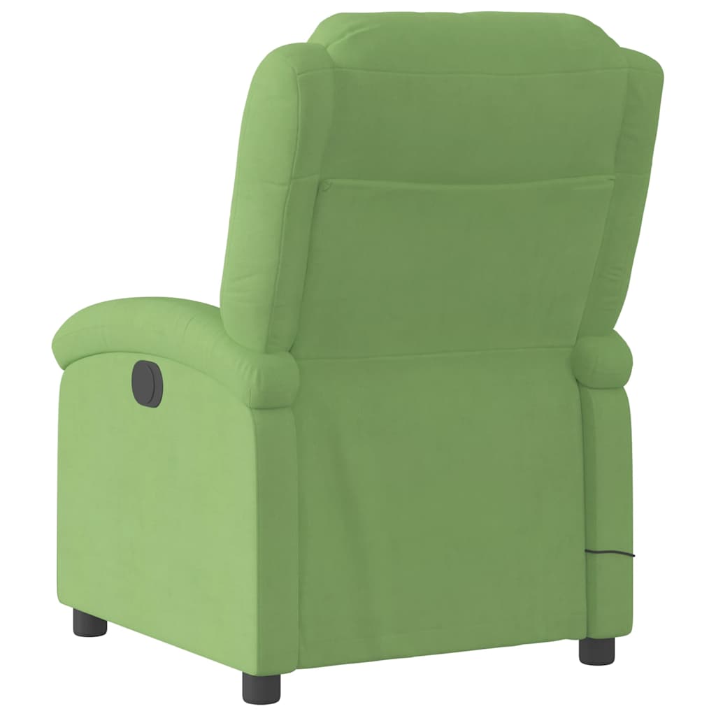 Massagestoel verstelbaar fluweel lichtgroen is nu te koop bij PeponiXL, paradijselijk wonen!