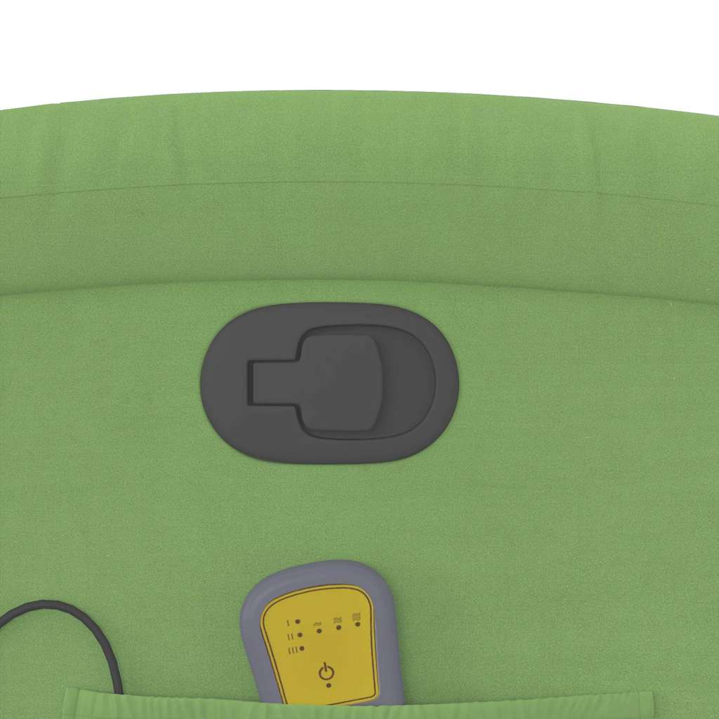 Massagestoel verstelbaar fluweel lichtgroen is nu te koop bij PeponiXL, paradijselijk wonen!
