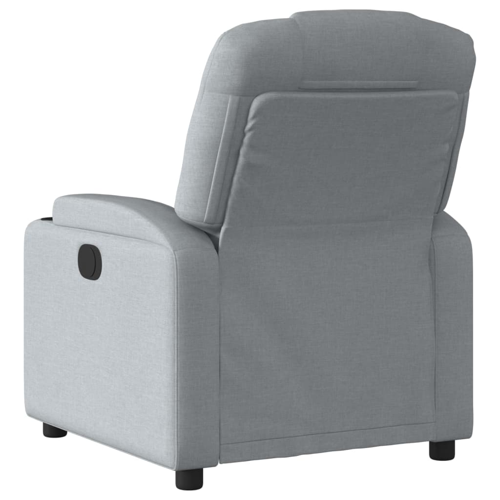 Fauteuil verstelbaar stof lichtgrijs is nu te koop bij PeponiXL, paradijselijk wonen!