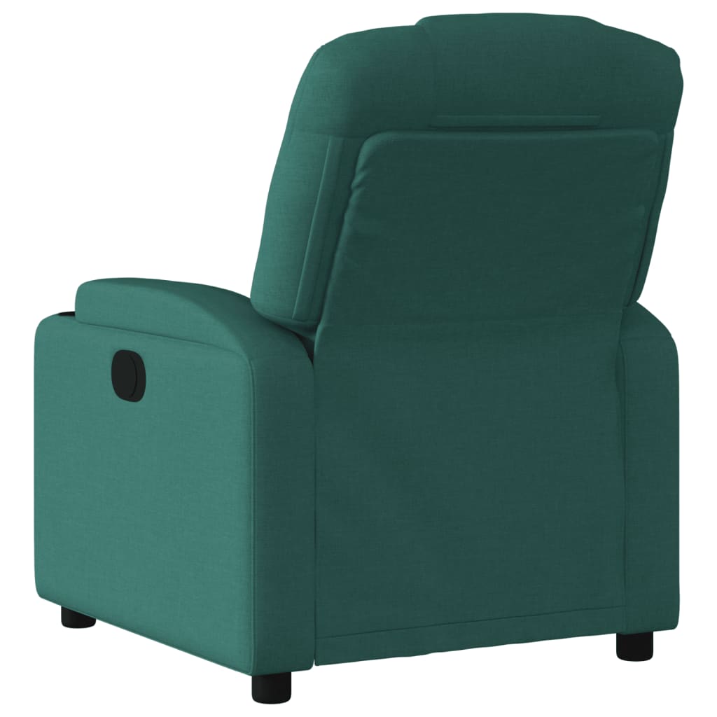 Fauteuil verstelbaar stof donkergroen is nu te koop bij PeponiXL, paradijselijk wonen!