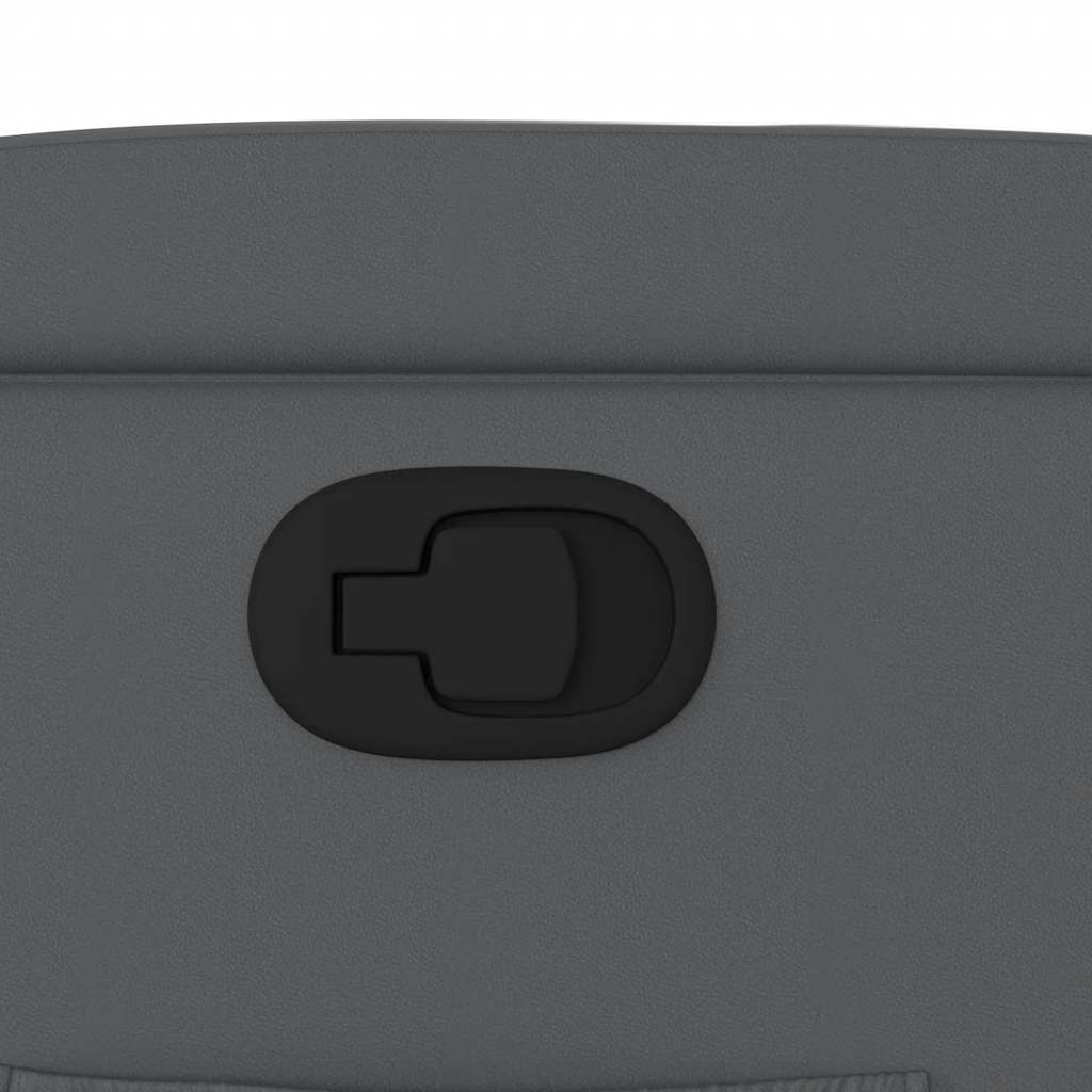 Fauteuil verstelbaar kunstleer grijs is nu te koop bij PeponiXL, paradijselijk wonen!