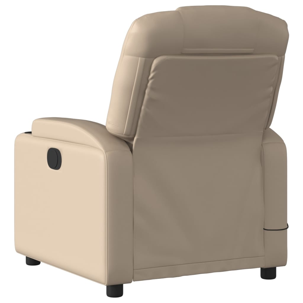 Massagestoel verstelbaar kunstleer cappuccinokleurig is nu te koop bij PeponiXL, paradijselijk wonen!