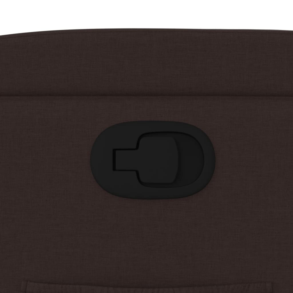 Fauteuil verstelbaar stof donkerbruin is nu te koop bij PeponiXL, paradijselijk wonen!