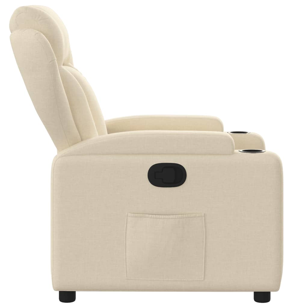 Relaxfauteuil Crème Stof is nu te koop bij PeponiXL, paradijselijk wonen!