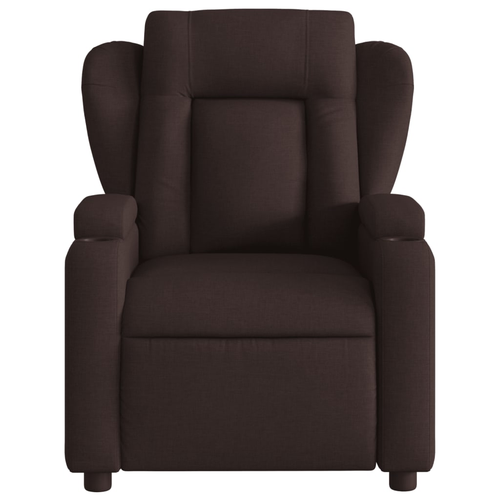 Massagestoel verstelbaar stof donkerbruin is nu te koop bij PeponiXL, paradijselijk wonen!