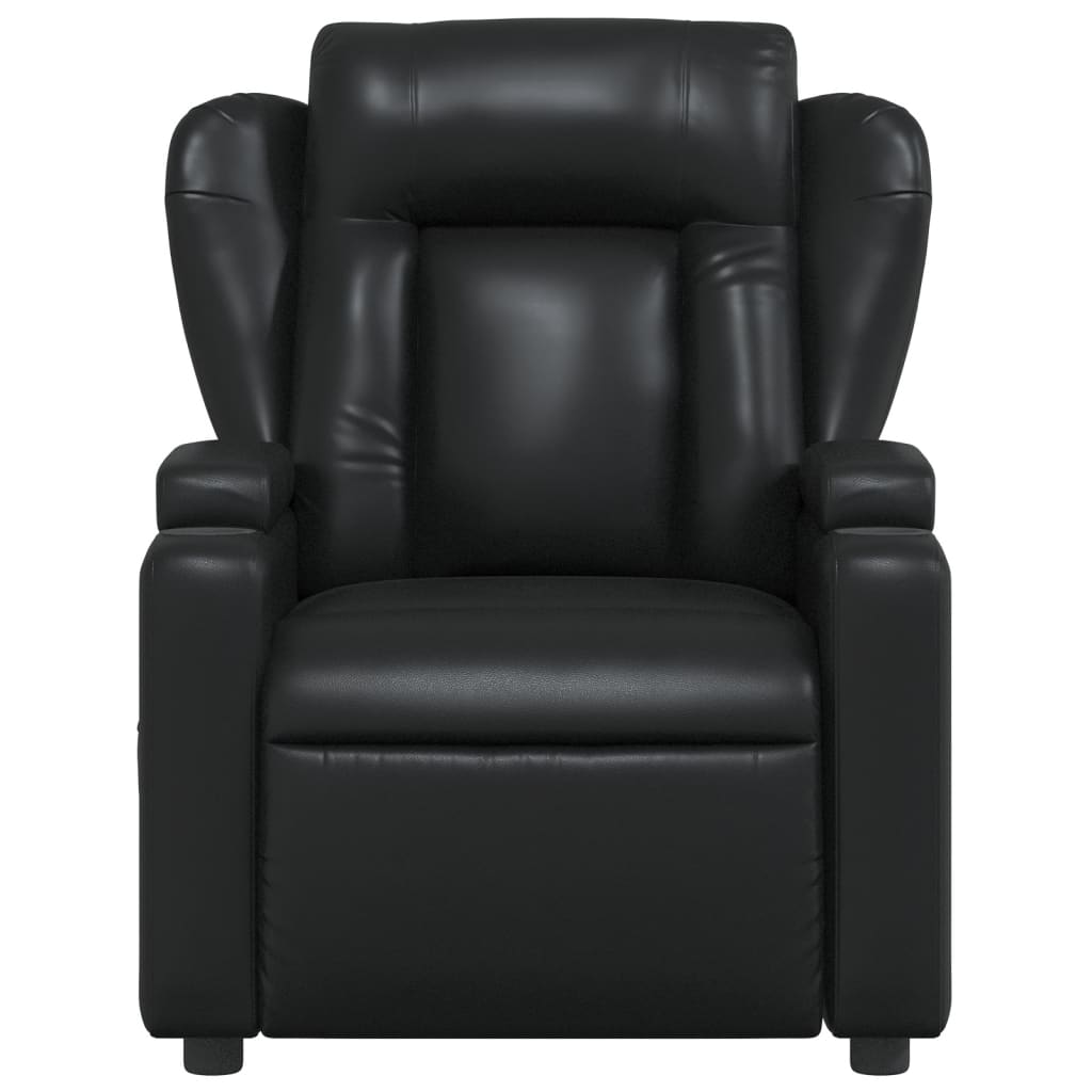 Relaxfauteuil Zwart Kunstleer is nu te koop bij PeponiXL, paradijselijk wonen!