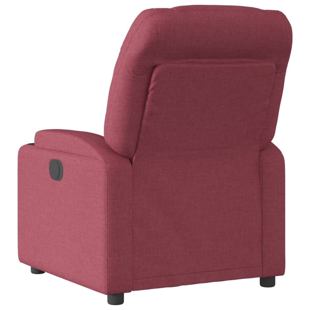 Fauteuil verstelbaar stof wijnrood is nu te koop bij PeponiXL, paradijselijk wonen!