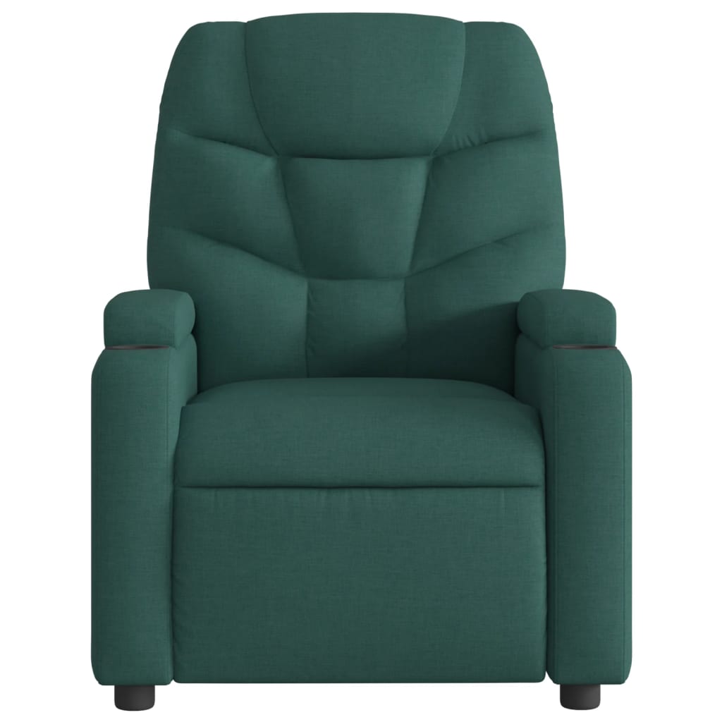 Fauteuil verstelbaar stof donkergroen is nu te koop bij PeponiXL, paradijselijk wonen!