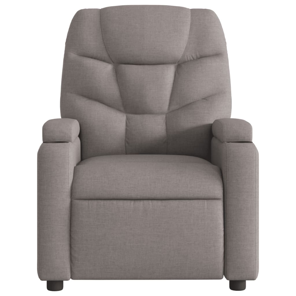 Fauteuil verstelbaar stof taupe is nu te koop bij PeponiXL, paradijselijk wonen!