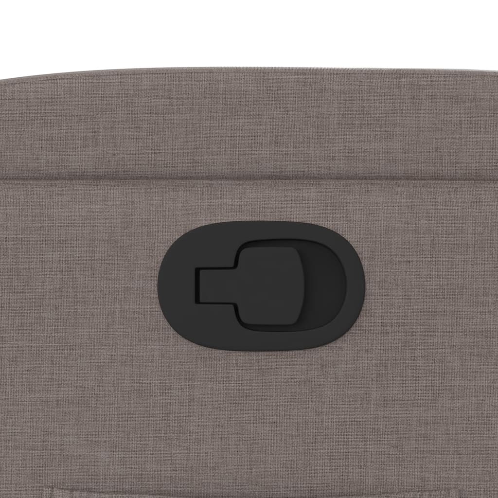 Fauteuil verstelbaar stof taupe is nu te koop bij PeponiXL, paradijselijk wonen!