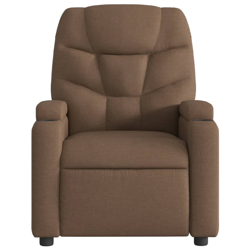 Massagestoel verstelbaar stof bruin is nu te koop bij PeponiXL, paradijselijk wonen!