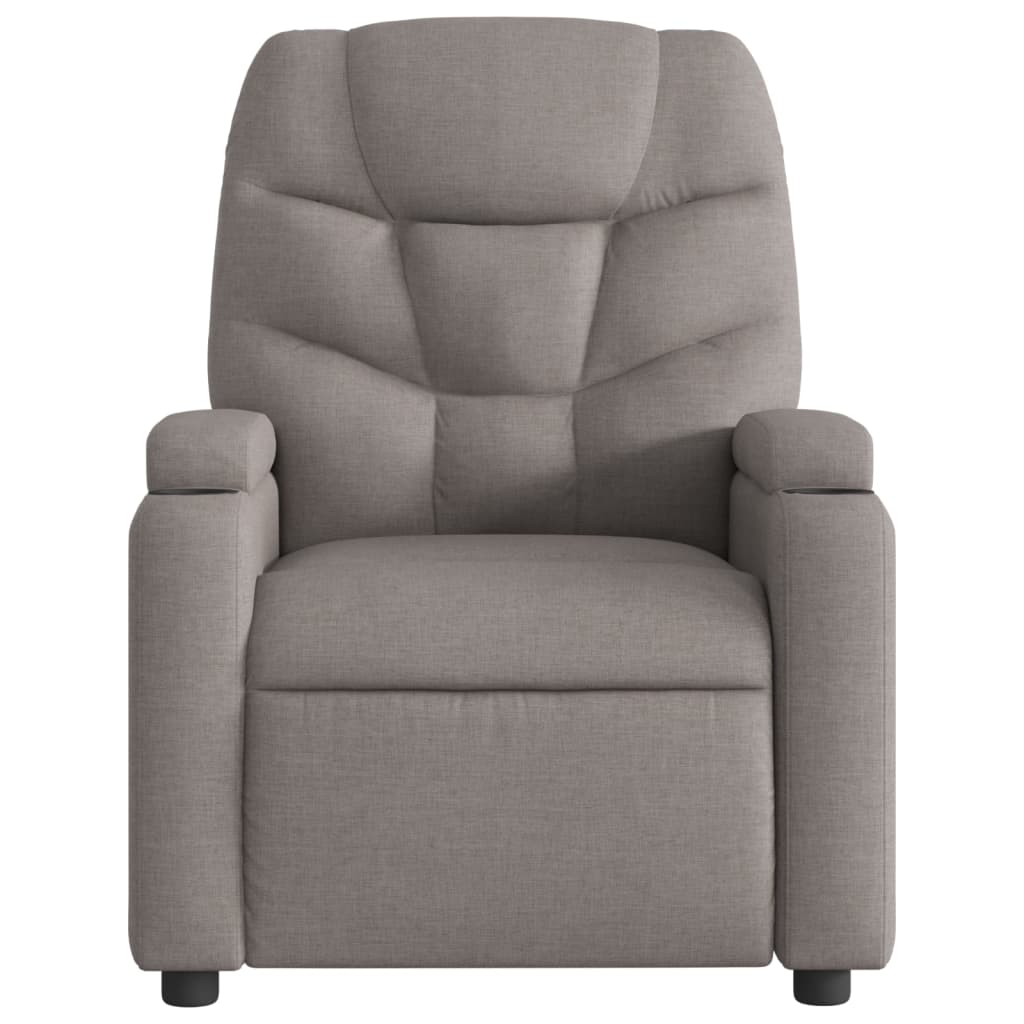 Massagestoel verstelbaar stof taupe is nu te koop bij PeponiXL, paradijselijk wonen!