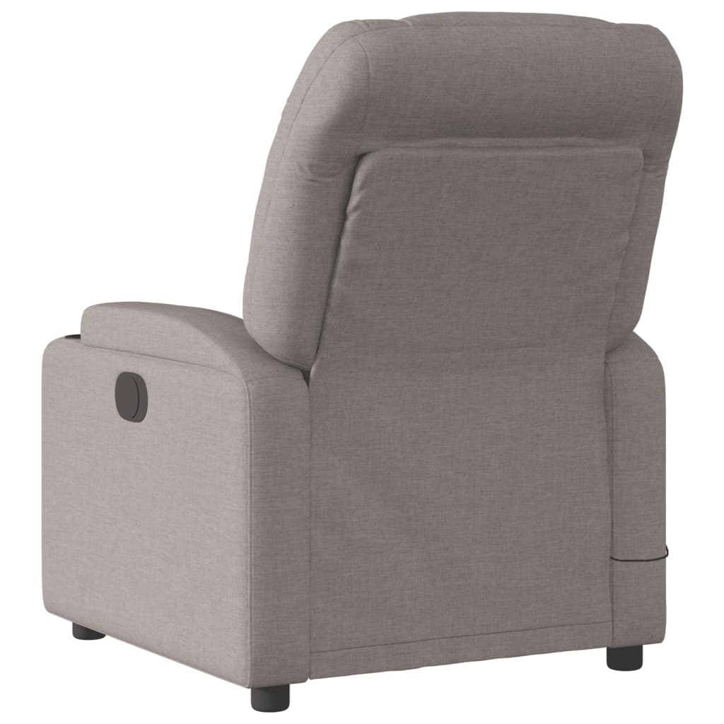 Massagestoel verstelbaar stof taupe is nu te koop bij PeponiXL, paradijselijk wonen!