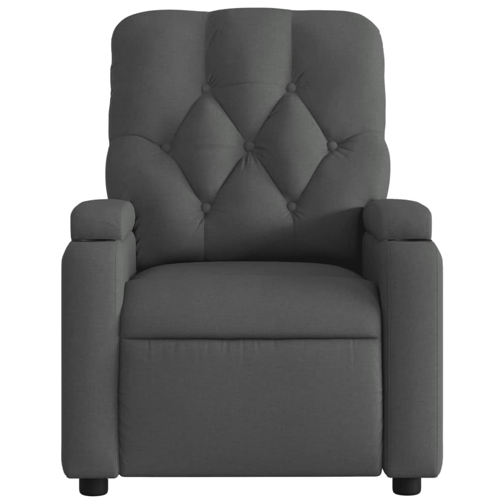 Relaxfauteuil Donkergrijze Stof is nu te koop bij PeponiXL, paradijselijk wonen!