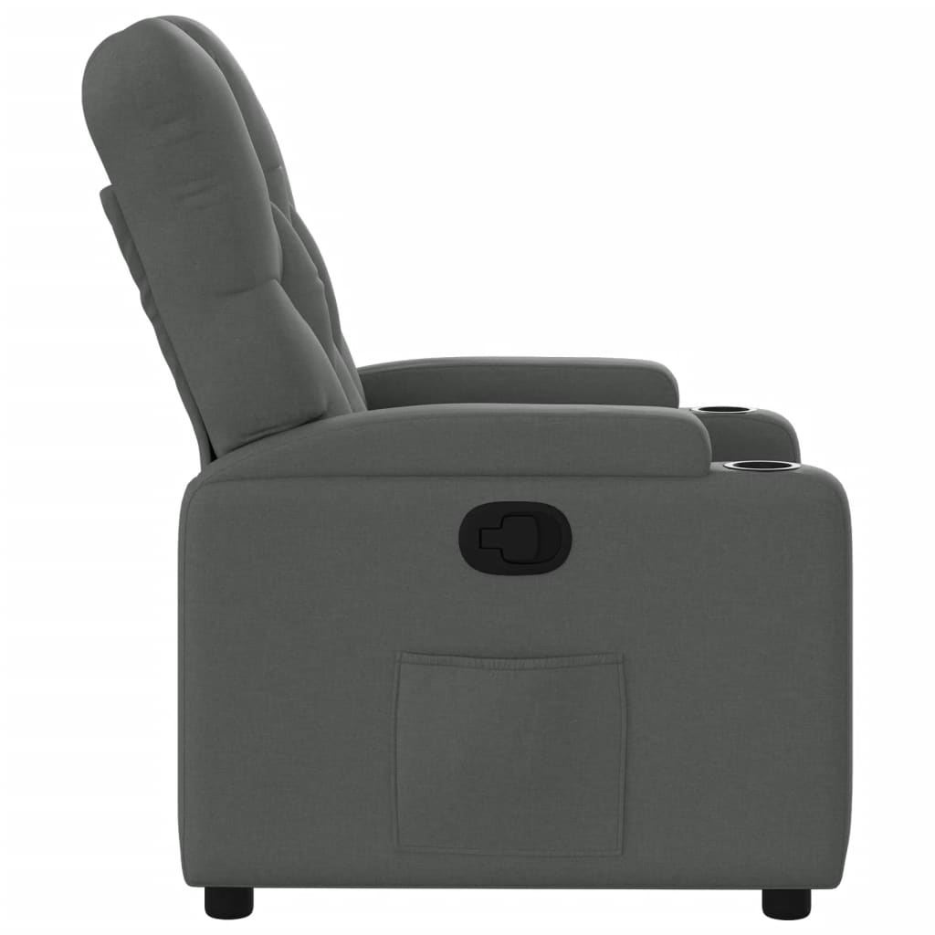 Relaxfauteuil Donkergrijze Stof is nu te koop bij PeponiXL, paradijselijk wonen!