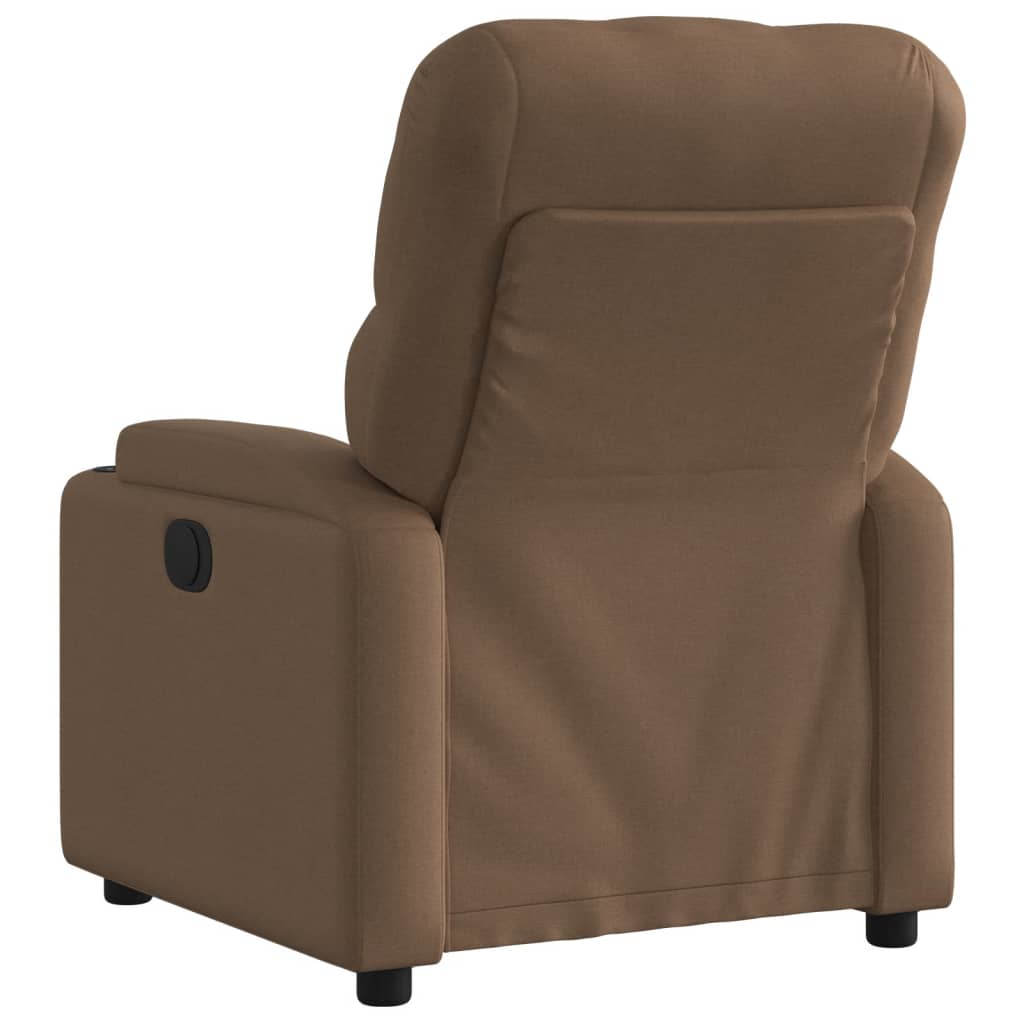 Fauteuil verstelbaar stof bruin is nu te koop bij PeponiXL, paradijselijk wonen!