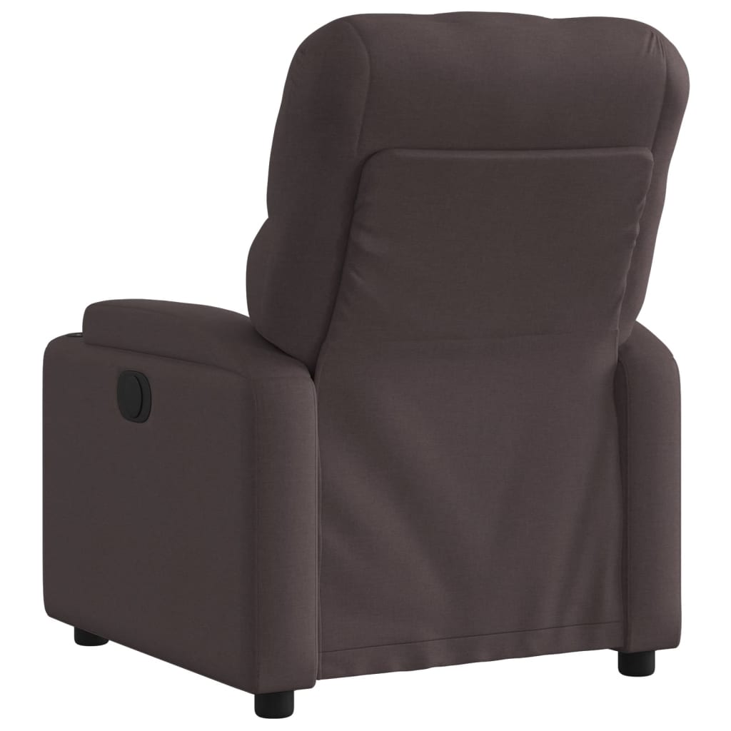 Fauteuil verstelbaar stof donkerbruin is nu te koop bij PeponiXL, paradijselijk wonen!