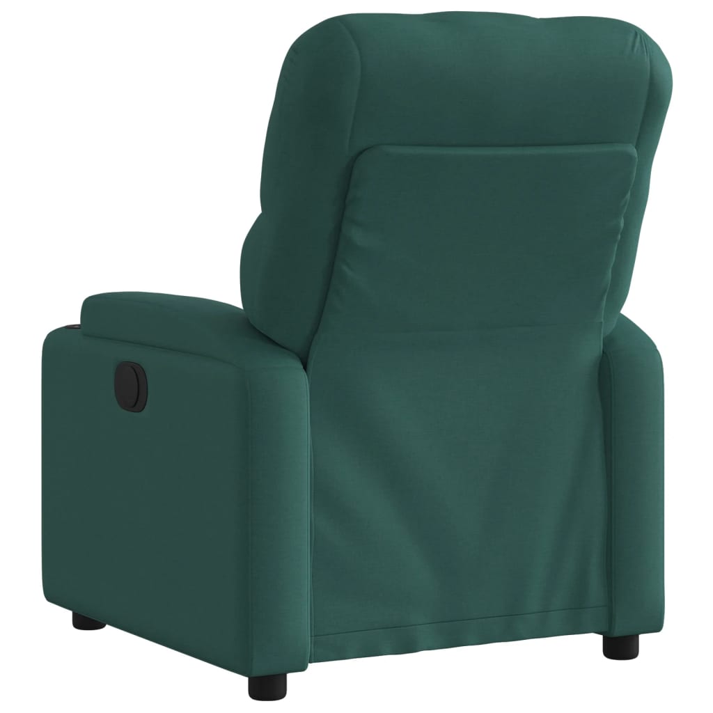 Fauteuil verstelbaar stof donkergroen is nu te koop bij PeponiXL, paradijselijk wonen!