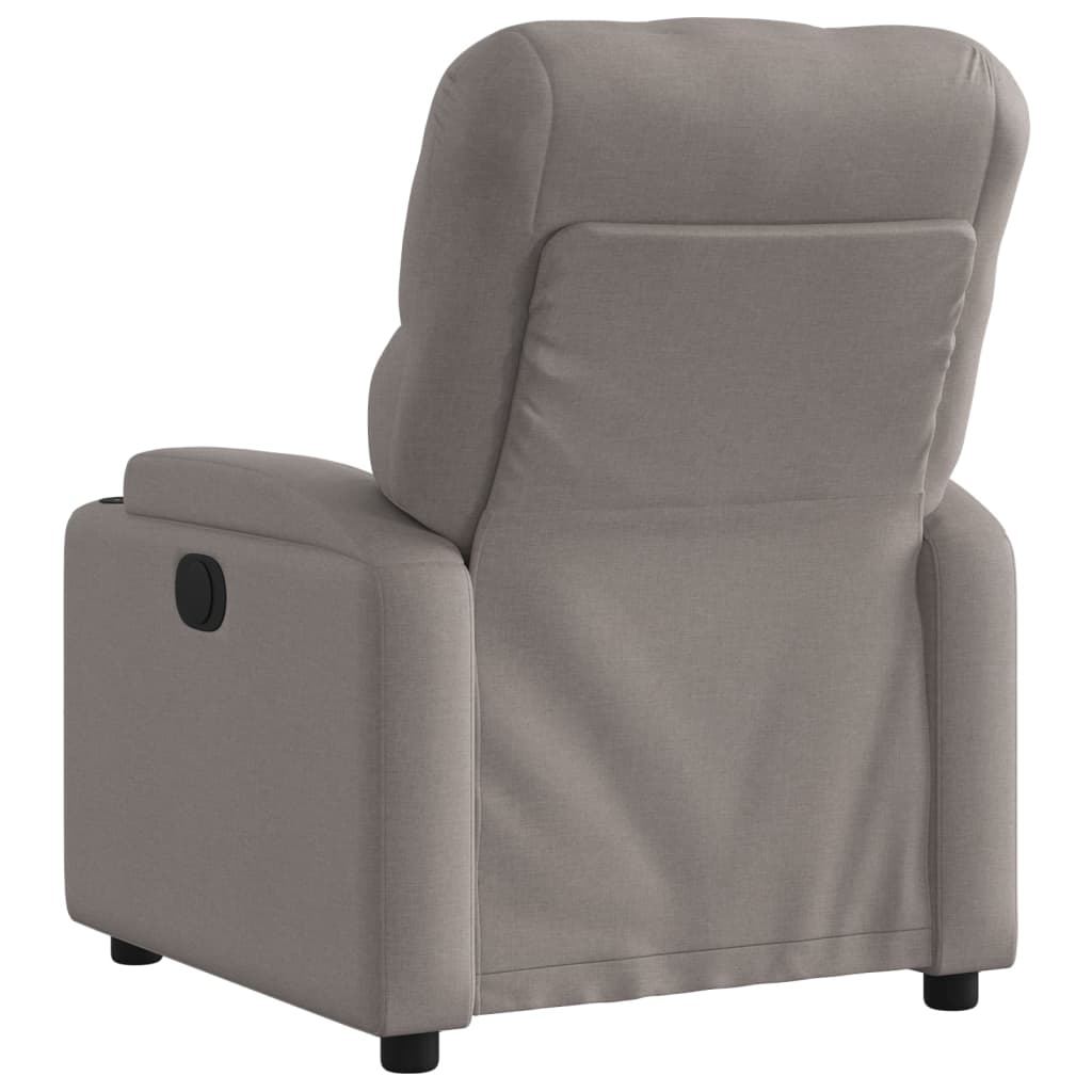 Fauteuil verstelbaar stof taupe is nu te koop bij PeponiXL, paradijselijk wonen!