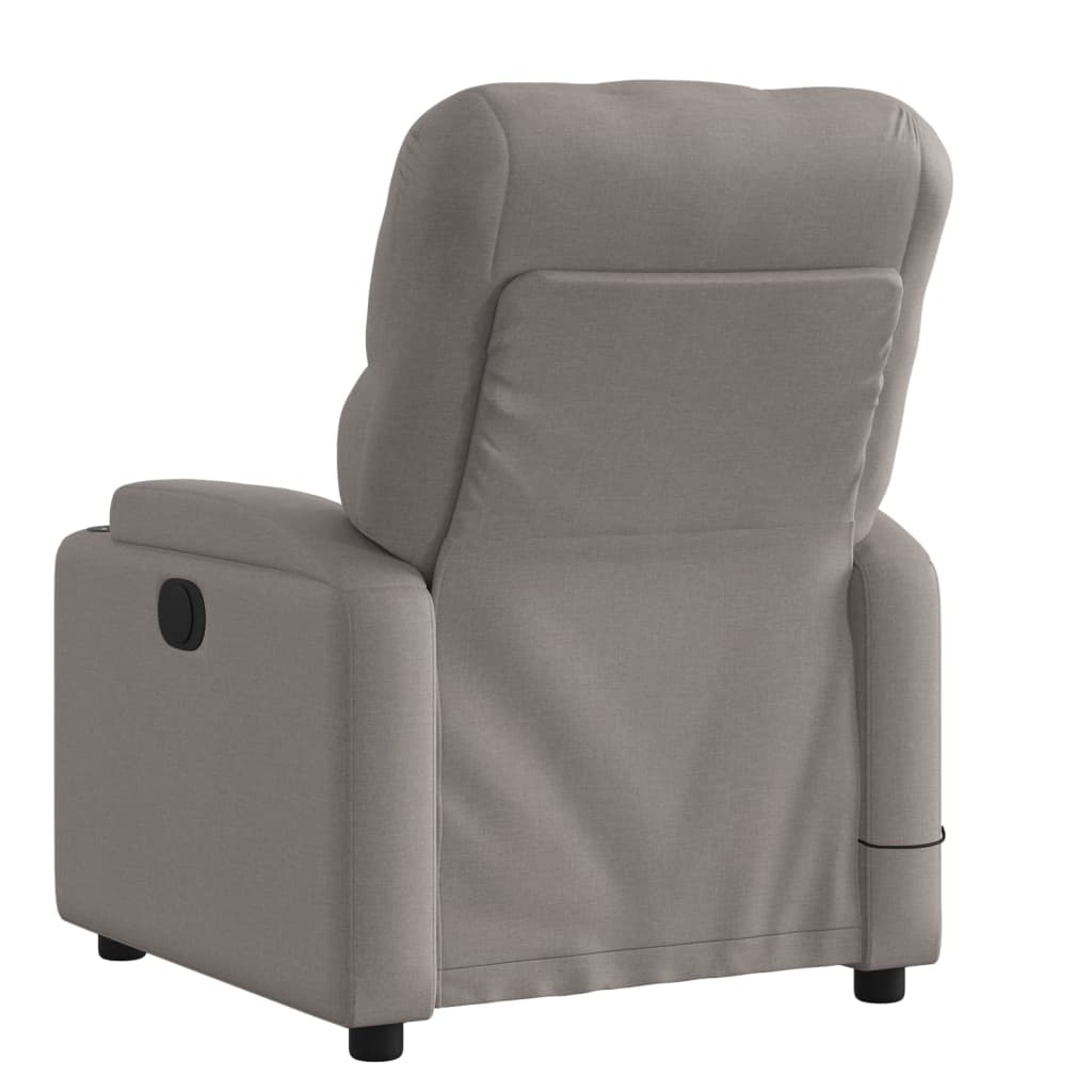 Massagestoel verstelbaar stof taupe is nu te koop bij PeponiXL, paradijselijk wonen!