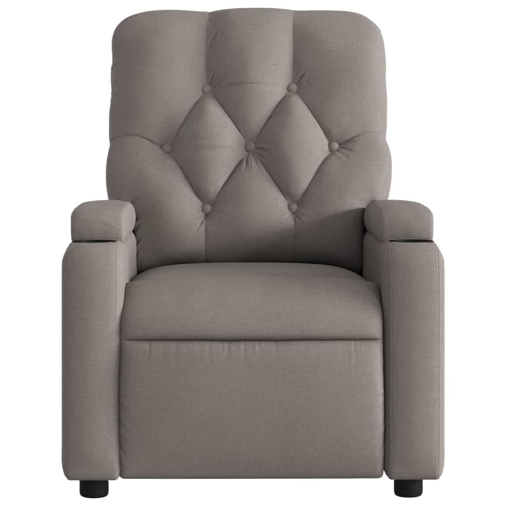Massagestoel verstelbaar stof taupe is nu te koop bij PeponiXL, paradijselijk wonen!