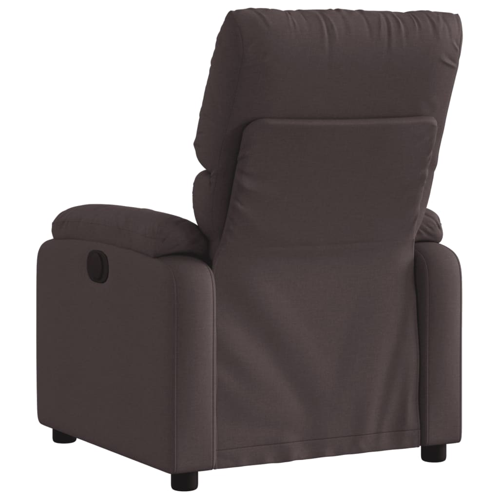 Fauteuil verstelbaar stof donkerbruin is nu te koop bij PeponiXL, paradijselijk wonen!