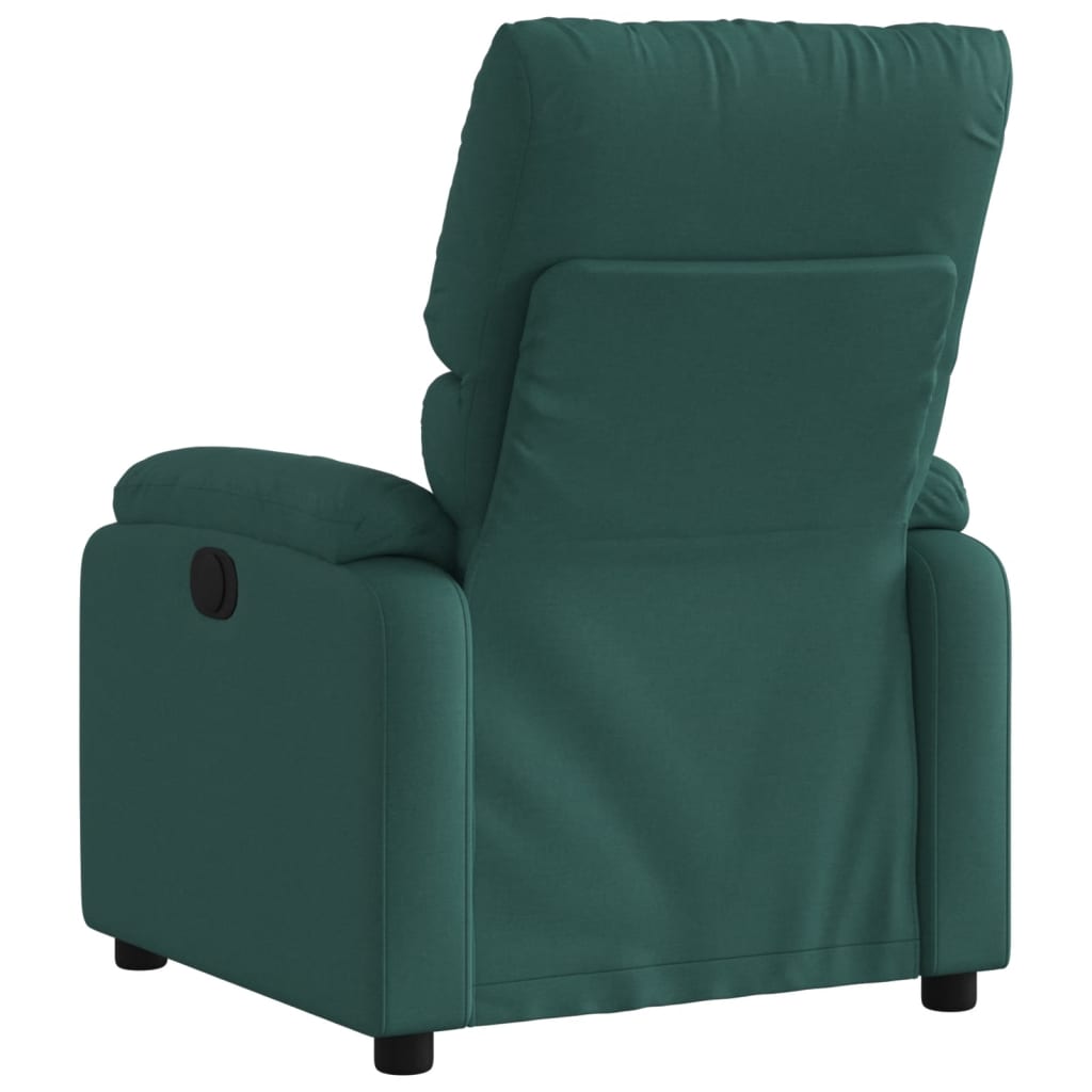 Fauteuil verstelbaar stof donkergroen is nu te koop bij PeponiXL, paradijselijk wonen!